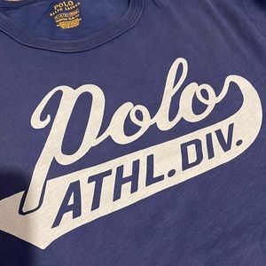 *POLO* Ralph Lauren Polo Athletic Division Script T-Shirt